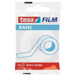 TESA Basic 33m Trasparente 1pezzoi cancelleria e nastro adesivo per ufficio 58555 00000 00