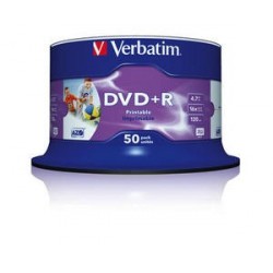 Verbatim DVD R 4.7GB 16x 4.7GB DVD R 50pezzoi 4351250