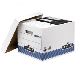 Fellowes 0026101 Blu, Bianco scatola per archivio