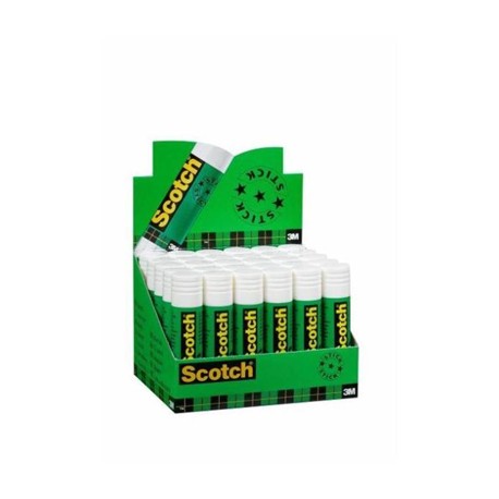 Scotch Espositore 30 Colle Stick Bianche Permanenti 8 g 54626