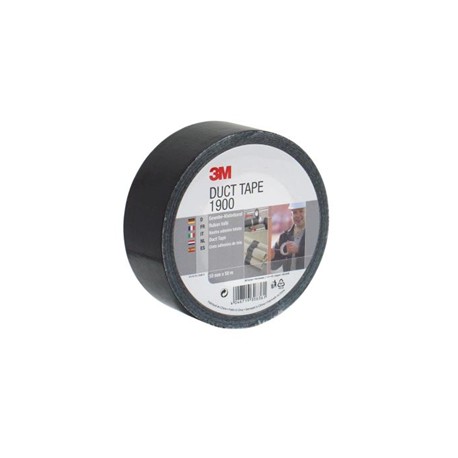 Scotch Rotolo Nastro telato Nero Duct Tape 1900 50 mm x 50 Mt 36235