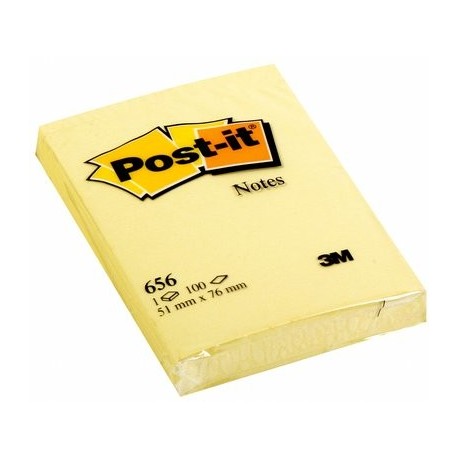 Post It 656 Rettangolo Giallo 100fogli pouch autoadesiva 23430