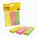 Post-It 671-3 Rettangolo Verde, Rosa, Giallo 100fogli pouch autoadesiva 10383