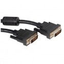 Nilox CRO11045595 10m DVI-D DVI-D Nero cavo DVI