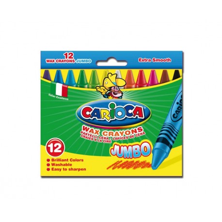 Carioca Wax Jumbo 12pezzoi 42369