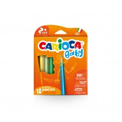 Carioca Baby Pencil Multi 10pezzoi pastello colorato 42819