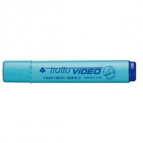 Tratto Video Punta smussata Blu 12pezzoi evidenziatore 830205