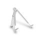 Hamlet Aluminium Tablet Stand supporto universale in metallo per tablet XZPADTMS