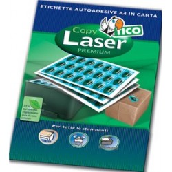 Tico Copy laser premium Bianco 2400pezzoi etichetta autoadesiva LP4W 7036