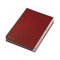 Fraschini Alphabetical Folders Finta pelle Rosso cartella 640-DR