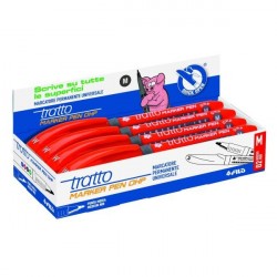 Tratto CF8TRATTO CD MARK OHP M ROSSO