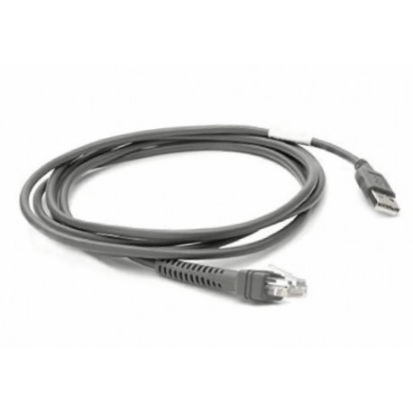 Zebra CBA U21 S07ZBR 2.1m USB EAS Nero cavo seriale