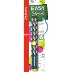 Stabilo EASYGRAPH PETROL LEFT HB 2XBLISTER