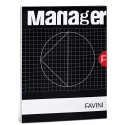 Favini Manager quaderno per scrivere 90 fogli Nero, Bianco A4 A423614