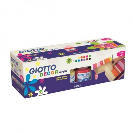 Giotto CF12GIOTTO DECOR ACRYLIC MATT ASSOR