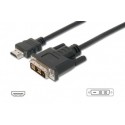 Nilox CMGLP8740 cavo e adattatore video 2 m HDMI DVI-D Nero