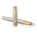 Parker IM penna stilografica Oro, Argento Cartridge filling system 1 pezzoi 1931685