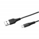 Celly USB MICRO NYLON CABLE BK