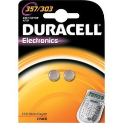 Duracell 357303 Argento Ossido 1.5V batteria non ricaricabile 81427221