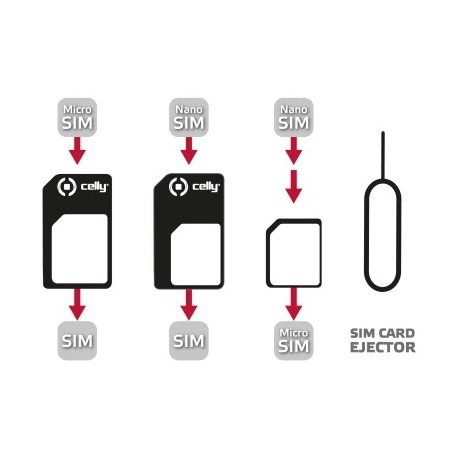 Celly SIMKITAD SIM card adapter adattatore per SIMflash memory card