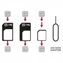 Celly SIMKITAD adattatore per SIMflash memory card SIM card adapter