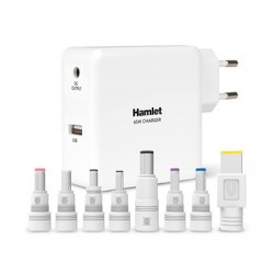 Hamlet Notebook Charger alimentatore universale da 65w per notebook e dispositivi mobili XPWNB65U