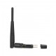 Hamlet Adattatore USB Wi Fi 600Mbps Dual Band 5GHz 2.4GHz standard 802.ac con antenna rimovibile HNW600ACU