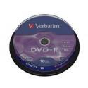 Verbatim DVD+R Matt Silver 4,7 GB 10 pezzoi 4349810