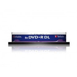 Verbatim DVD R Double Layer Matt Silver 8x 8.5GB DVD R DL 10pezzoi 4366610