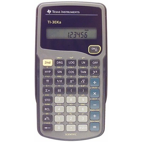 Texas Instruments TI-30XA Calcolatrici 