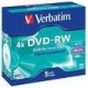 Verbatim DVD RW Matt Silver 4.7GB DVD R 432855