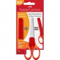 Faber-Castell 181550 forbici da cancelleria Taglio a zig zag Rosso Universale