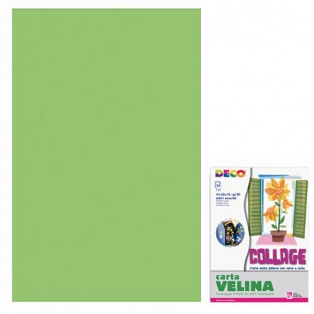 CWR CARTAVELINA UNICOL 24FG VERDE CHIAR