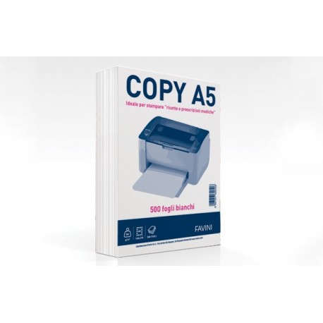 Favini COPY A5 A5 148 210 mm Bianco carta inkjet A620505A