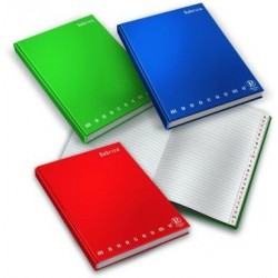Pigna Monocromo quaderno per scrivere 96 fogli Blu, Verde, Arancione A4 0206868