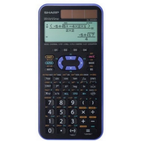 Sharp EL W506TBSL calcolatrice Scrivania Calcolatrice scientifica Nero