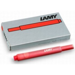 Lamy T10 ricaricatore di penna Rosso 5 pezzoi 1602076