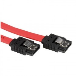 Nilox 1m SATA cavo SATA SATA 7 pin Nero, Rosso NX090305111