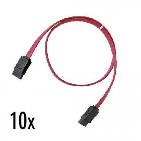 Nilox NX090305118 cavo SATA 0,5 m Nero, Rosso