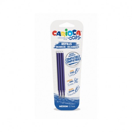 Carioca REFILL 3 PZ BLU OOPS