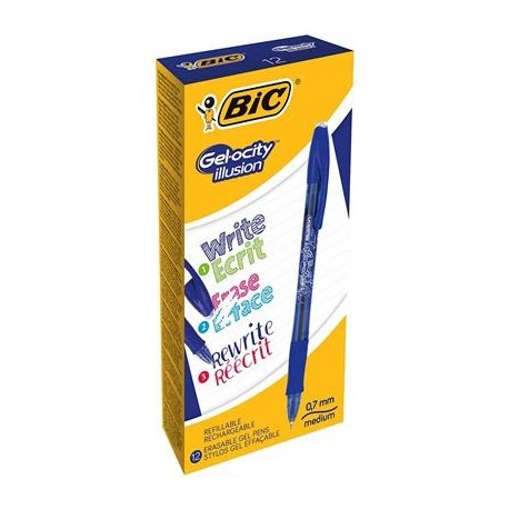 BIC CF12PENNA GEL OCITY BLU