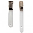 SEI Rota Pinzette Pass Clip per badge Metallico, Bianco 100 pezzoi 620089