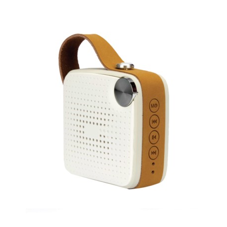 MFI Speaker Bluetooth portatile Bianco Vintage MFIEG11