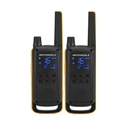 Motorola T82 Extreme Twin Pack ricetrasmittente 16 canali Nero, Arancione TLKRT82EX