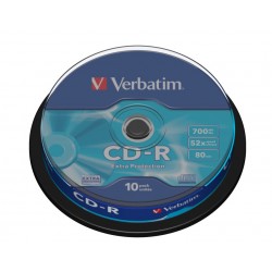Verbatim CD R Extra Protection 700 MB 10 pezzoi 4343710