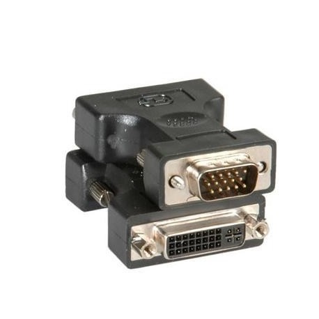 Nilox CR012033110 cavo di interfaccia e adattatore VGA DVI Nero