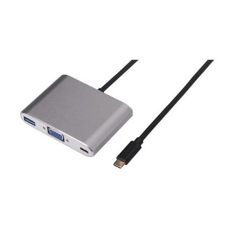 Nilox USB Type C VGAUSB Type CUSB 3.0 MF VGAUSB Type CUSB 3.0 Argento NX080200123