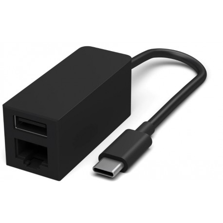 Microsoft JWM 00004 cavo di interfaccia e adattatore USB Type C USB 3.1 Type A RJ 45 Nero