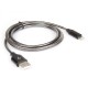 Hamlet XCU2A LGT MM15 cavo di alimentazione Nero 1,5 m USB A