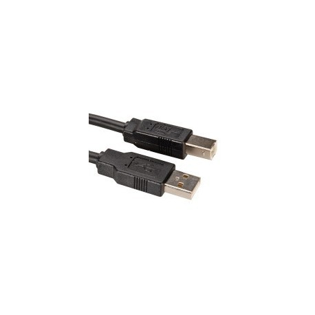 Nilox 1.8m USB2.0 cavo USB 1,8 m USB A USB B Nero CRO11028818